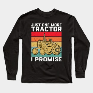 funny tractor driver Long Sleeve T-Shirt